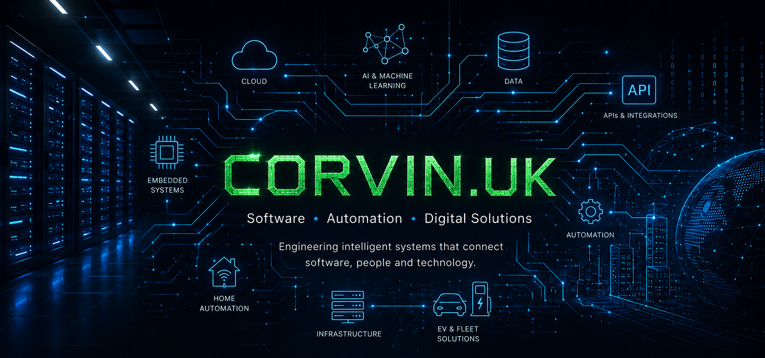 Corvin.UK software, automation and digital solutions